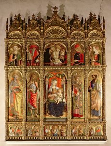 Madonna col Bambino e santi, polittico, 1473